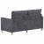Canapea Gri închis 156 x 81 x 87,5 cm Poliester GartenMobel Dekor