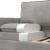 Canapea Gri deschis 196 x 81 x 87,5 cm Catifea GartenMobel Dekor