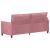 Canapea Roz 196 x 81 x 87,5 cm Catifea GartenMobel Dekor
