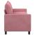 Canapea Roz 196 x 81 x 87,5 cm Catifea GartenMobel Dekor