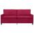 Canapea Roșu Vin 196 x 81 x 87,5 cm Catifea GartenMobel Dekor