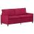 Canapea Roșu Vin 196 x 81 x 87,5 cm Catifea GartenMobel Dekor