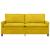 Canapea Galben 196 x 81 x 87,5 cm Catifea GartenMobel Dekor