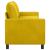 Canapea Galben 196 x 81 x 87,5 cm Catifea GartenMobel Dekor