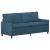 Canapea albastru 196 x 81 x 87,5 cm Catifea GartenMobel Dekor