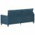Canapea albastru 196 x 81 x 87,5 cm Catifea GartenMobel Dekor