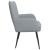 Canapea cu 2 locuri Gri deschis 115 x 61 x 87 cm țesătură GartenMobel Dekor
