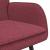 Canapea cu 2 locuri bordo 115 x 61 x 87 cm țesătură GartenMobel Dekor