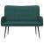 Canapea cu 2 locuri Verde închis 115 x 61 x 87 cm țesătură GartenMobel Dekor