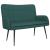 Canapea cu 2 locuri Verde închis 115 x 61 x 87 cm țesătură GartenMobel Dekor