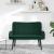 Canapea cu două locuri Verde închis 115 x 61 x 87 cm Catifea GartenMobel Dekor