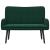 Canapea cu două locuri Verde închis 115 x 61 x 87 cm Catifea GartenMobel Dekor