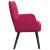 Canapea cu două locuri bordo 115 x 61 x 87 cm Catifea GartenMobel Dekor