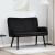 Canapea cu două locuri Negru 115 x 61 x 87 cm Catifea GartenMobel Dekor