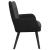 Canapea cu două locuri Negru 115 x 61 x 87 cm Catifea GartenMobel Dekor