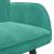 Canapea cu două locuri Turcoaz 115 x 61 x 87 cm Catifea GartenMobel Dekor