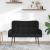 Canapea cu două locuri Negru 115 x 61 x 87 cm țesătură GartenMobel Dekor