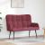 Canapea cu două locuri bordo 115 x 61 x 87 cm țesătură GartenMobel Dekor