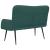 Canapea cu două locuri Verde închis 115 x 61 x 87 cm țesătură GartenMobel Dekor