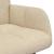 Canapea cu două locuri Crem 115 x 61 x 87 cm țesătură GartenMobel Dekor