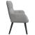 Canapea cu două locuri Gri deschis 115 x 61 x 87 cm Catifea GartenMobel Dekor