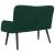 Canapea cu două locuri Verde închis 115 x 61 x 87 cm Catifea GartenMobel Dekor