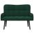 Canapea cu două locuri Verde închis 115 x 61 x 87 cm Catifea GartenMobel Dekor