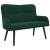 Canapea cu două locuri Verde închis 115 x 61 x 87 cm Catifea GartenMobel Dekor