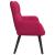 Canapea cu două locuri bordo 115 x 61 x 87 cm Catifea GartenMobel Dekor
