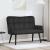 Canapea cu două locuri Negru 115 x 61 x 87 cm Catifea GartenMobel Dekor