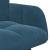 Canapea cu două locuri albastru 115 x 61 x 87 cm Catifea GartenMobel Dekor