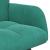 Canapea cu două locuri Turcoaz 115 x 61 x 87 cm Catifea GartenMobel Dekor