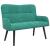Canapea cu două locuri Turcoaz 115 x 61 x 87 cm Catifea GartenMobel Dekor