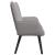 Canapea cu două locuri Gri deschis 115 x 61 x 87 cm Catifea GartenMobel Dekor