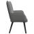 Canapea cu două locuri Gri închis 115 x 61 x 87 cm Catifea GartenMobel Dekor