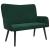 Canapea cu două locuri Verde închis 115 x 61 x 87 cm Catifea GartenMobel Dekor