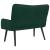 Canapea cu două locuri Verde închis 115 x 61 x 87 cm Catifea GartenMobel Dekor