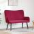 Canapea cu două locuri bordo 115 x 61 x 87 cm Catifea GartenMobel Dekor