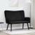 Canapea cu două locuri Negru 115 x 61 x 87 cm Catifea GartenMobel Dekor