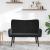 Canapea cu două locuri Negru 115 x 61 x 87 cm Catifea GartenMobel Dekor