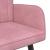 Canapea cu două locuri Roz 115 x 61 x 87 cm Catifea GartenMobel Dekor