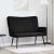 Canapea cu două locuri Negru 115 x 61 x 87 cm Catifea GartenMobel Dekor