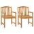 Scaun din lemn sculptat în formă de trandafir 2 pcs natural GartenMobel Dekor