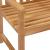 Scaun din lemn sculptat în formă de trandafir 2 pcs natural GartenMobel Dekor