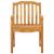 Scaun pentru Grădină 2 pcs natural 58 x 60 x 93 cm GartenMobel Dekor