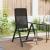 Scaune de grădină rabatabile 2 pcs Negru 58 x 71 x 112 cm GartenMobel Dekor