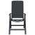 Scaune de grădină rabatabile 2 pcs Negru 58 x 71 x 112 cm GartenMobel Dekor