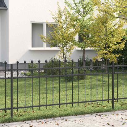 Zăbrele in Formă de Inel TILBURG Negru GartenMobel Dekor