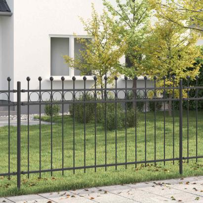 Zăbrele in Formă de Inel TILBURG Negru GartenMobel Dekor