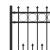 Gard Spike Ring HORST Negru GartenMobel Dekor